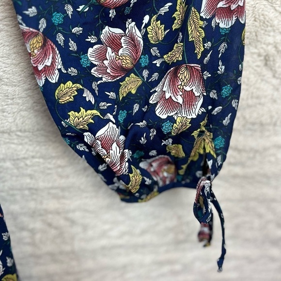 UMGEE Floral Boho Mini Dress Small Cottagecore Prairie - Picture 8 of 14